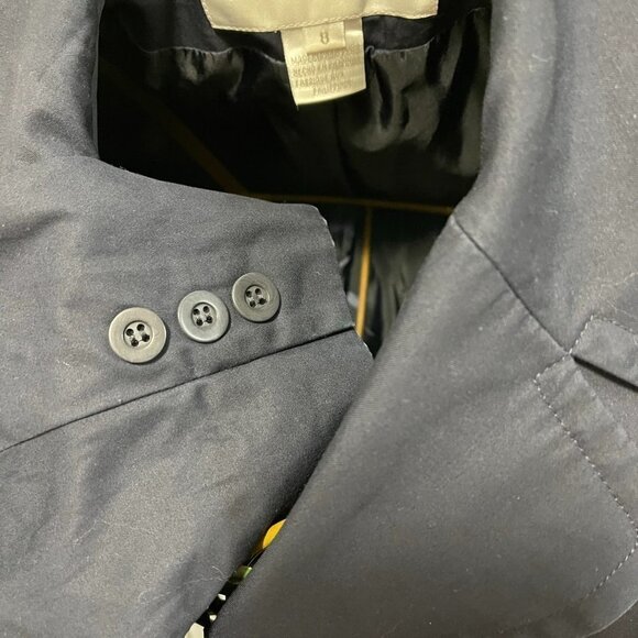 JONES New York suit jacket 8 navy double breasted fully lined women. - Picture 7 of 8